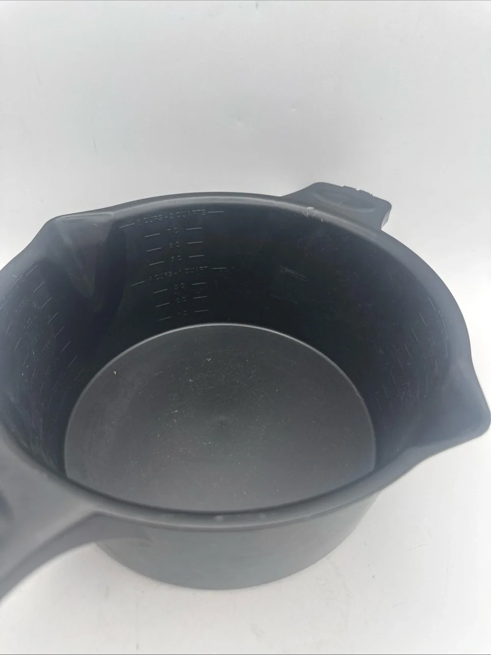 Pampered Chef Large Micro-Cooker Black 2 QRT 8 Cup Steamer Strainer w/ Lid